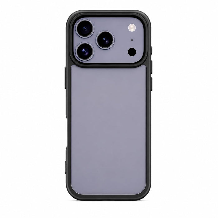 Translucent Matte Case for iPhone 17 Pro, Slim Shockproof Black
