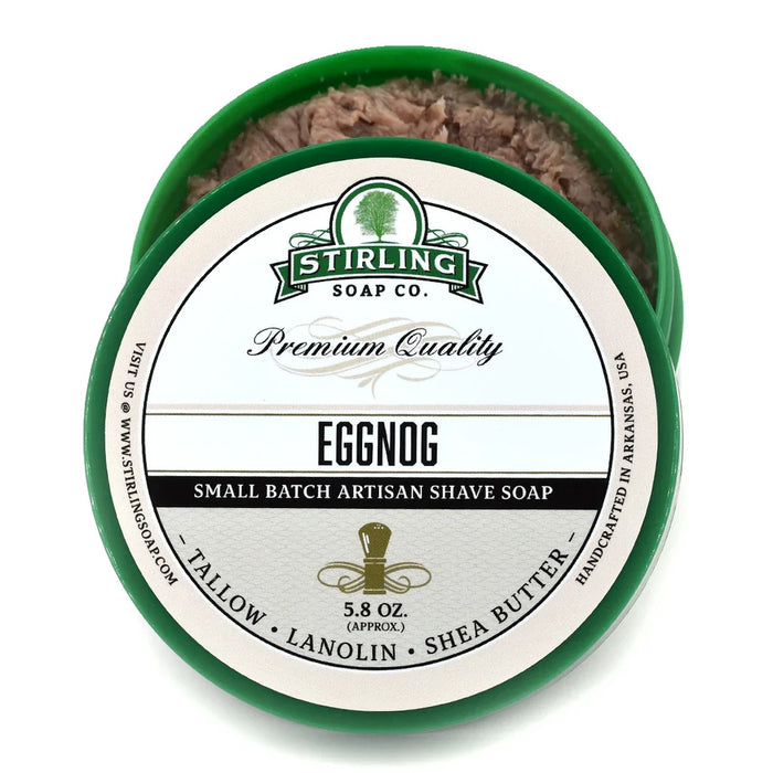 Stirling Soap Co. Eggnog Shaving Collection