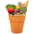 Large Flower Pot eCup Dog Treat Dispenser | Durable USA-Made Enrichment Toy | SodaPup