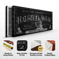 Personalized Haunted House Sign