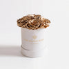 Essence Beige Suede Box | Gold Roses