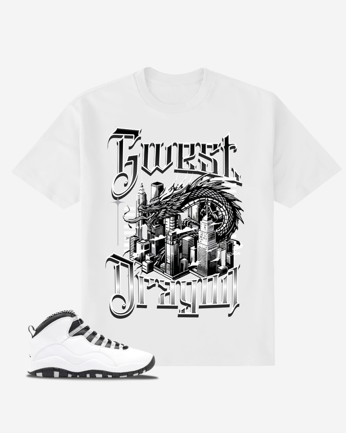 G West Eternal Dragon Oversized T-Shirt Mens