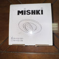 Mishki M-4100-WH Recessed Lighting Trim, White Adjustable Gimbal Spotlight