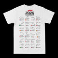F1 2026 Race Calendar Graphic Tee