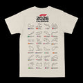 F1 2026 Race Calendar Graphic Tee