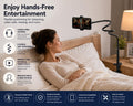Gooseneck Phone & Tablet Holder with Flexible Arm Desk Clamp