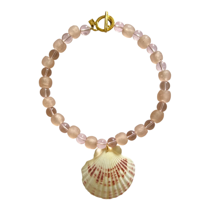 BLUSH SHELL NECKLACE