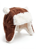 First Impressions Baby Boys and Girls Faux Fur-Trim Corduroy Hat,6-12Months