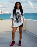 G West Facade Of Evil Oversized Women's T-Shirt