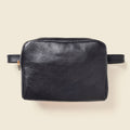 Leather Fanny Pack - Black