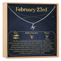 February 23rd Pisces Necklace