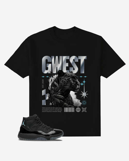 G West Feline Oversized  T-Shirt Mens