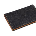 Felt and Leather Bifold Wallet