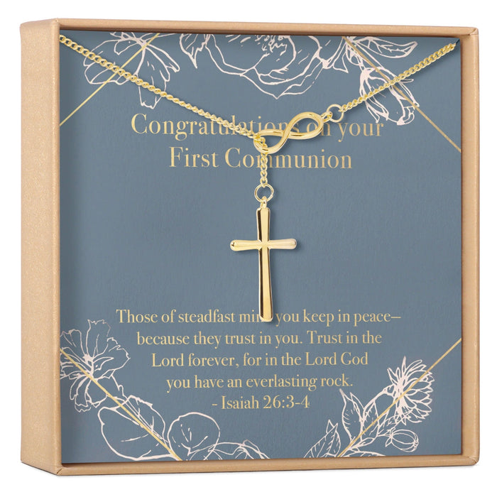 First Communion Cross Necklace