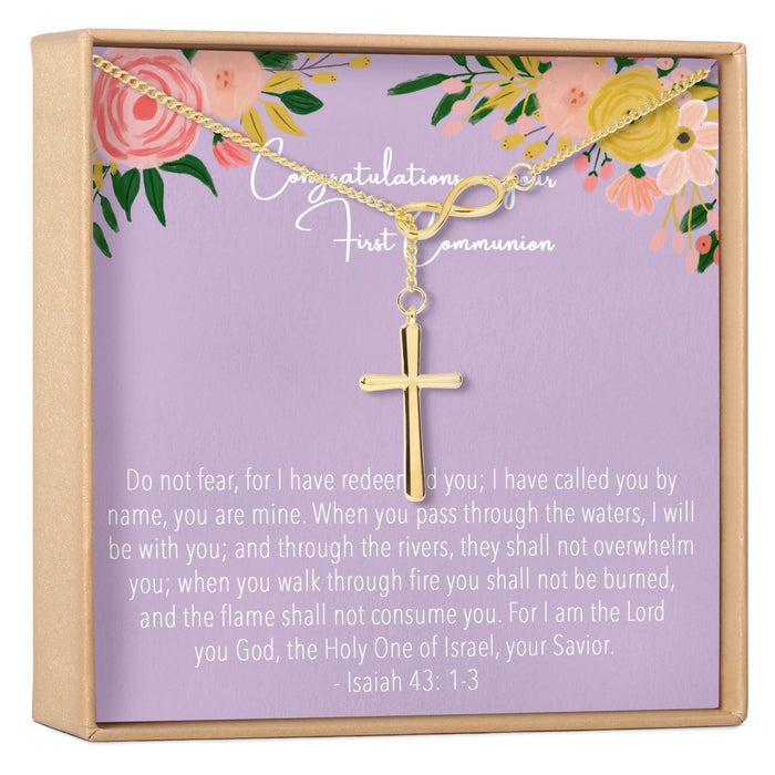 First Communion Cross Necklace