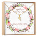 First Communion Wing Necklace