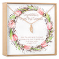 First Communion Wing Necklace