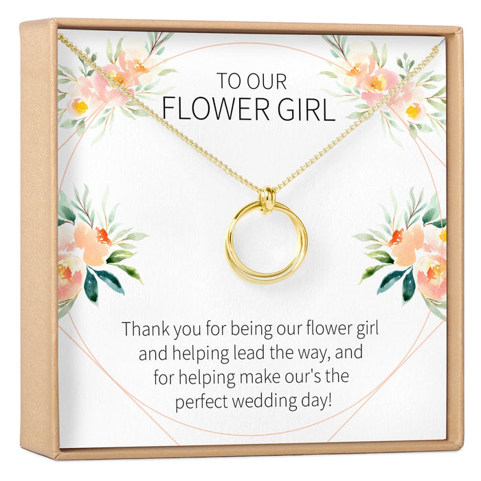 Flower Girl Necklace, Multiple Styles