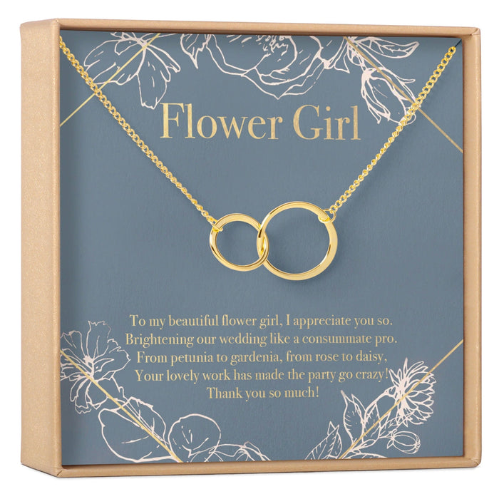 Flower Girl Necklace, Multiple Styles