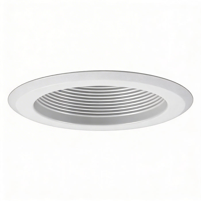 Progress Lighting 5 inch Recessed Step Baffle Trim for P851-ICAT, White Finish