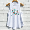 Under Armour Big Girls Filled Logo Tank Top,Size Medium