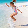 Tommy Hilfiger Big Girls Diamonique Tankini Top only  - White Size M/8/10