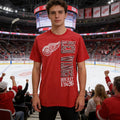 NHL Detroit Red Wings Mens Heathered Tee, Large