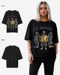 G West Womens 3 Pigeon Oversized Tee