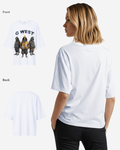 G West Womens 3 Pigeon Oversized Tee