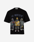 G West Mens 3 Peigion Oversized Tee