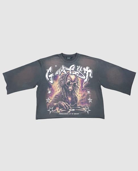 G WEST ALIEN BEATMAKER SLEEVE TEE