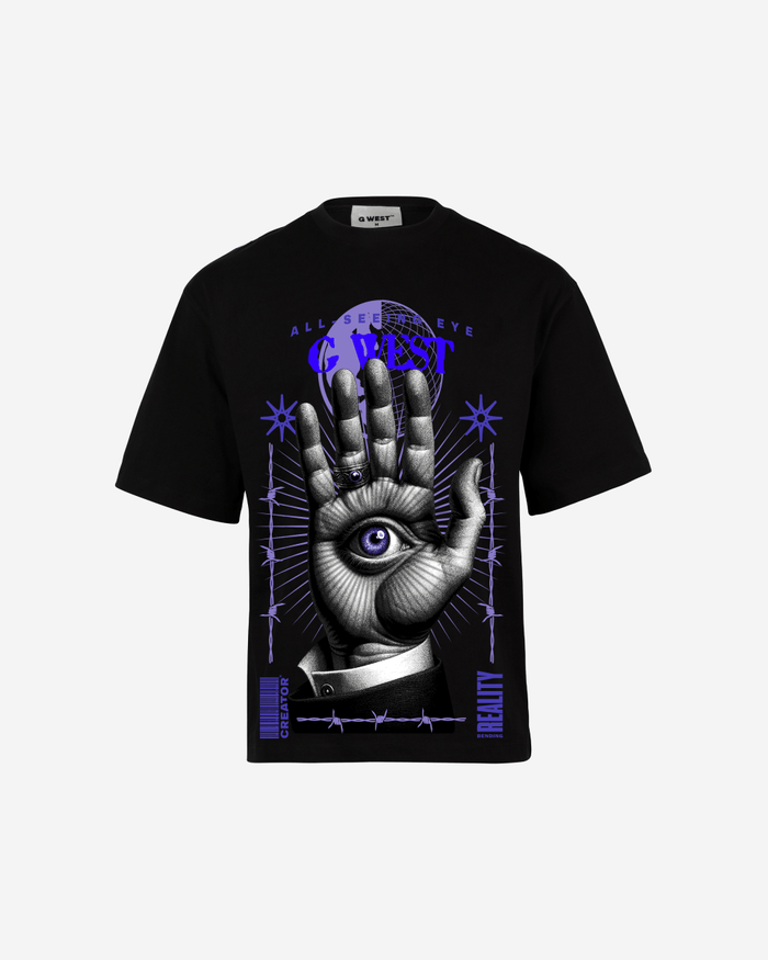 G WEST ALL SEEING EYE OVERSIZED T-Shirt Mens