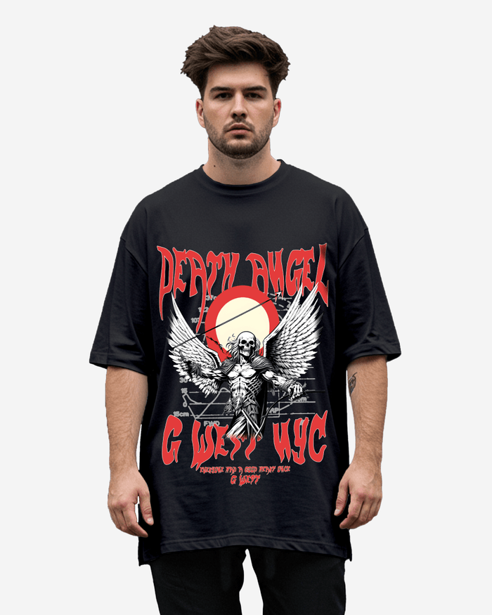 G WEST ANGEL OF DEATH T SHIRT Big and Tall Mens