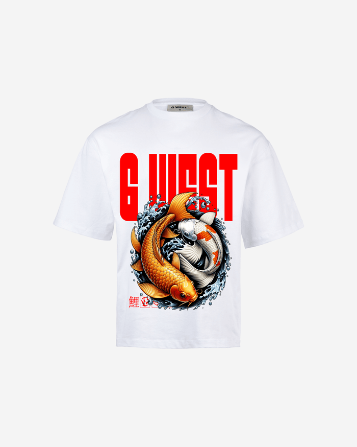 G WEST AQUA HARMONY OVERSIZED T-Shirt Mens