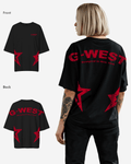 G West Womens Arch Logo Oversized Tee