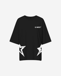 G West Womens Arch Logo Oversized Tee