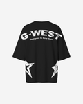 G West Womens Arch Logo Oversized Tee