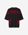 G West Womens Arch Logo Oversized Tee