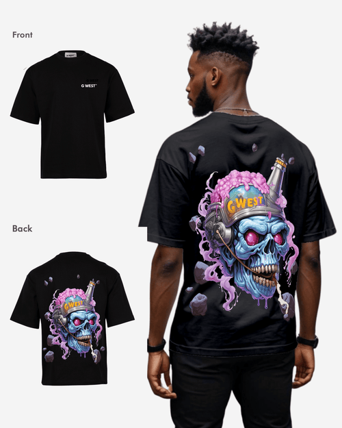 G West Beer Buddies Oversized T-Shirt Mens