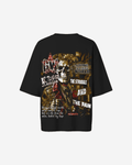G West Womens Being Enlightened Acid Wash Premium Oversized Tee