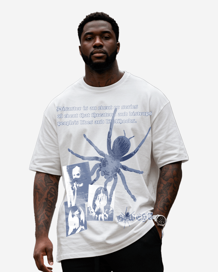 G West Big Spider Life Style T-Shirt Big and Tall Mens
