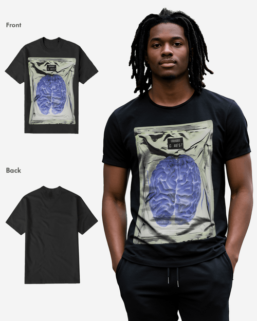 G West Mens Studio Black Tee