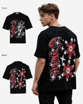 G West Mens Breaking The Cycle Double Sided Premium Oversized Tee