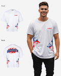 G West Brooklyn Blood Arch Logo Oversized T-Shirts