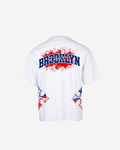G West Brooklyn Blood Arch Logo Oversized T-Shirts