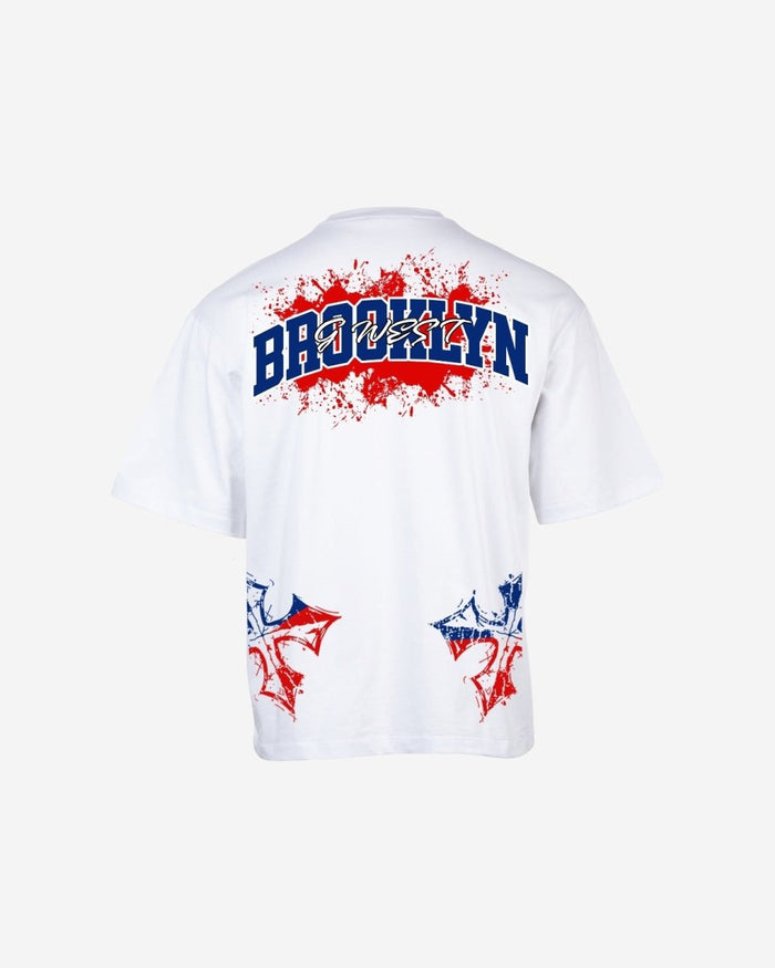 G West Brooklyn Blood Arch Logo T-Shirts Big and Tall