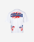 G West Chicago Blood Arch Logo T-Shirts Big and Tall