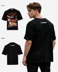 G WEST CLUB Oversized T-Shirt Mens