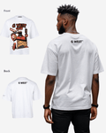 G WEST CLUB Oversized T-Shirt Mens