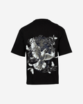 G West Mens Connected All The Time Premium Oversized Tee Front And Back Print